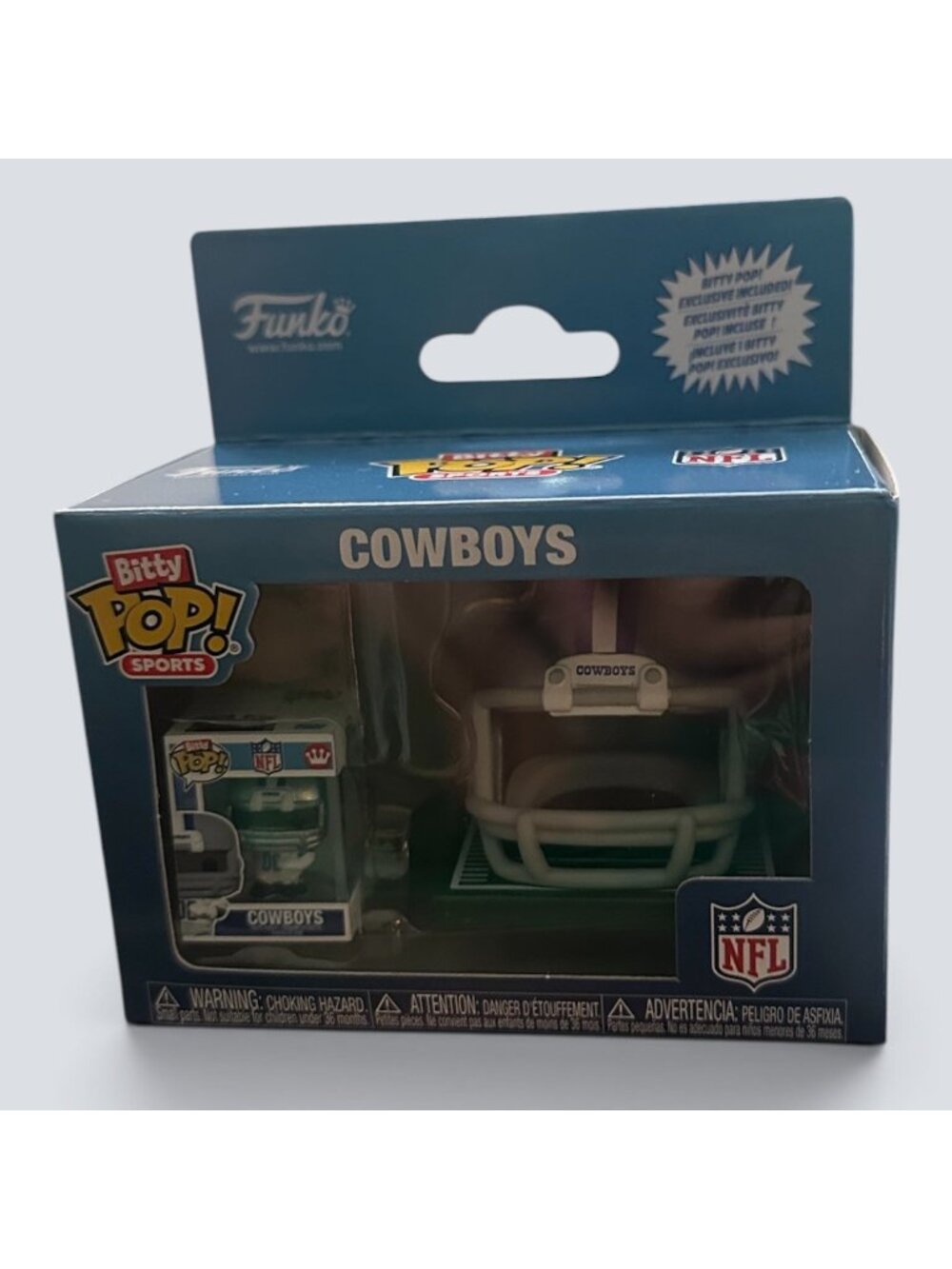 Funko Bitty POP! NFL Dallas Cowboys Helmet & Player